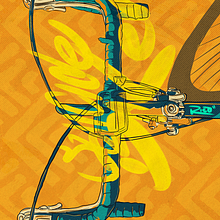 Suicide biker. Digital Illustration, Drawing, and Graphic Design project by Ricardo Jurça - 12.15.2024