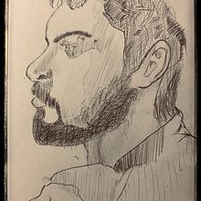 Dessin au porte mine. Drawing, Portrait Drawing, Sketchbook, Sketching, and Fine Arts project by olivier Höhn-Fontaine - 12.15.2024