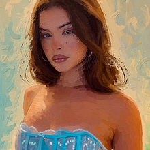 Super Modelo Olivia Phillips @oliviaphillipps by Rod Lovell - Portrait Painting | The Best Online Portrait Painting Courses for beginners in 2025. Traditional illustration, Drawing, Digital Illustration, Arts, Crafts, Graphic Design, Fine Arts, Watercolor Painting, Painting, Digital Painting, Acr, lic Painting, Gouache Painting, Oil Painting, Decorative Painting, Matte Painting, Digital Drawing, Pencil Drawing, Portrait Drawing, Artistic Drawing, Realistic Drawing, Figure Drawing, and Colored Pencil Drawing project by Rod Lovell - 12.16.2024