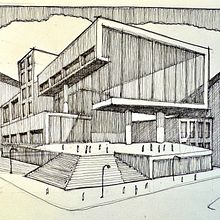Mi proyecto del Curso... Architectural Illustration, Drawing, Traditional illustration, Ink Illustration, and Fine Arts project by Saúl Díaz Godínez - 12.16.2024