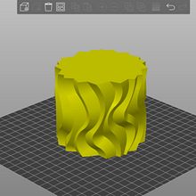 My first vase ever!. 3D, 3D Design, 3D Modeling, Industrial Design, and Product Design project by Arda Bisgin - 12.17.2024