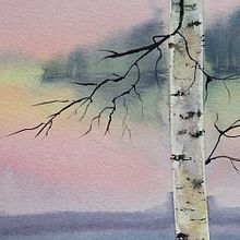 Projet du cours Paysages atmosphériques à l'aquarelle. Un progetto di Belle arti, Pittura e Pittura ad acquerello di helene_massip - 17.12.2024