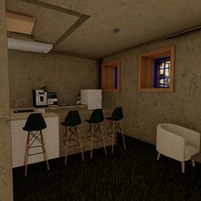 CAFETERIA. Architecture project by Fredy Alexander Lacuta Quispe - 12.17.2024