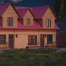 Proyecto "Casita" del curso "Introducción a Adobe Substance 3D painter". Un proyecto de 3D y Modelado 3D de Jesús Eduardo Liy Marin - 17.12.2024