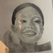 black white and emotion. Pencil Drawing, Drawing, Portrait Drawing, and Artistic Drawing project by roomizcr - 12.17.2024