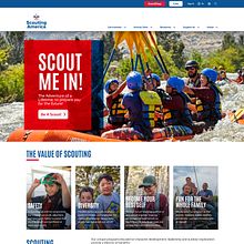 Scouting America - Website Redesign. Un proyecto de UX / UI y Diseño Web de Kevin Zapata - 18.12.2024