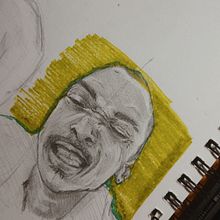 Retrato masculino. Drawing, Portrait Drawing, Sketchbook, Sketching, Fine Arts, and Traditional illustration project by alethiasof - 12.19.2024
