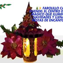 🎄✨  FAROLILLO  CASA  DUENDE: CREA  El Toque Mágico para tu Mesa Navideña 🎅🏠. Un proyecto de Artesanía y DIY de Gliiter Moda - 19.12.2024