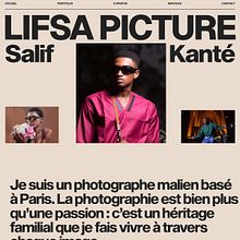 Course Project : @LifsaPicture | Salif Kanté's Website. Creative Consulting, Creativit, Design, Marketing, Portfolio Development, UX / UI, and Web Design project by Mamadou Koné - 12.20.2024