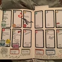 My year in two pages Ein Projekt aus dem Bereich Kreatives Schreiben, Sketchbook, Erzählung und Achtsamkeit von Helena Arroyo - 21.12.2024