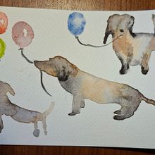 Dogs. Un progetto di Illustrazione tradizionale di Kirsten Angelista - 21.12.2024