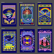 Inspirational playing cards. Design, Digital Illustration, Graphic Design, and Traditional illustration project by Maria Daniela - 12.21.2024