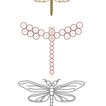 Dragonfly bag. Embroider, Fashion Design, Painting, DIY, Upc, cling, and Textile Design project by Zozo Thomas - 12.21.2024
