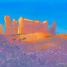 Sedona. Digital Painting, Digital Illustration, and Naturalistic Illustration project by Loretta Widen - 12.22.2024