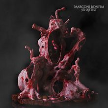 Abocanhador Matraqueante D&D. 3D, 3D Modeling, Digital Painting, and Character Design project by Marconi Bomfim Paiva - 12.23.2024