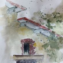 l'écurie. Architectural Illustration, Drawing, Ink Illustration, Sketchbook, and Sketching project by nadinebrisson632 - 12.23.2024