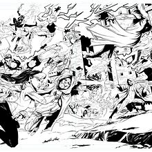 comic page test for X-men. Digital Illustration, and Comic project by Alexandre Benhossi - 12.23.2024