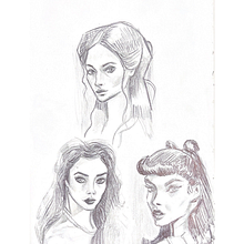 Sketchbook. Beginning . % Alexandra Galanitskaya tarafından hazırlanan Eskiz defteri projesi - 12.23.2024