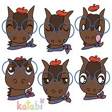 Bonjour Pony. Projekt z dziedziny Ilustracje dla dzieci, Ilustracja c, frowa, Trad, c, jna ilustracja, Projektowanie postaci i Narracja użytkownika katabi - 23.12.2024