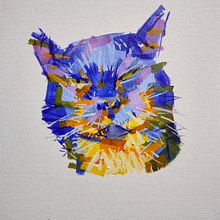 Completed Seeing Color Exercise. Acr, lic Painting, Fine Arts, and Painting project by Muktesh Tyagi - 12.24.2024