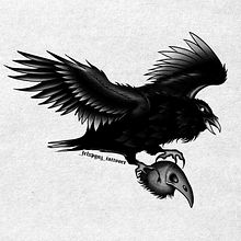 Tattoo cuervo desing . Digital Drawing, Digital Illustration, Drawing, Traditional illustration, and Tattoo Design project by guzmanfelipe040 - 12.26.2024