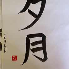 Moooooon . Calligraph project by janalipimendes - 12.26.2024