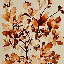 goiabeiro queimado. Fine Arts, Painting, Traditional illustration, and Watercolor Painting project by julia_f_virgilino - 12.26.2024