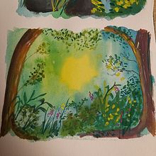 scorcio di un paesaggio. Un progetto di Belle arti, Pittura gouache, Illustrazione naturalistica, Pittura e Pittura ad acquerello di supremecastle_claudia - 28.12.2024