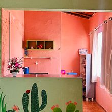 Cozinha iluminada . Decoration, Interior Design, Interior Decoration, Color Theor, and Spatial Design project by vivilittera - 12.28.2024