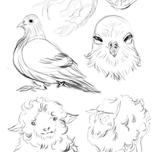 Funny animals . Digital Illustration, Creativit, Digital Drawing, and Sketchbook project by annatashaev - 12.29.2024