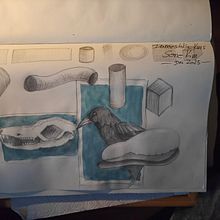 Die ersten Skizzen in meinem neuen Skizzenbuch. Un projet de Illustration traditionnelle de Ela Van der Heijden - 29.12.2024