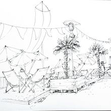 Works from my comfort zone . Drawing, Sketchbook, Sketching, Architecture, Ink Illustration, and Architectural Illustration project by Anita Yo - 12.29.2024