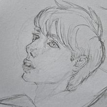 Mi proyecto del curso: Sketchbook de retrato: explora el rostro humano. Artistic Drawing, Drawing, Portrait Drawing, Sketchbook, and Sketching project by Paula Olivares - 12.30.2024