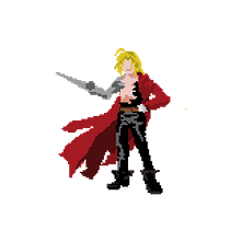 It is a fanart from FMA...... Un progetto di Character design, Videogiochi, Pixel art e Progettazione di videogiochi di robotfairy558 - 30.12.2024