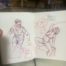 Drawing human figure . Un progetto di Disegno, Disegno anatomico, Belle arti, Sketchbook e Bozzetti di Bryant Hunter - 31.12.2024