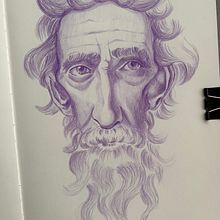My portrait drawing. Projekt z dziedziny  R, sunek art, st, czn,  R, sunek, Portret, Sketchbook i Sketching użytkownika alecsandra_ada - 01.01.2025