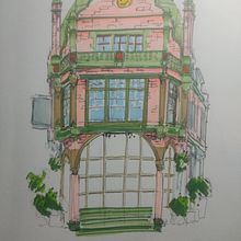 Final project. Un progetto di Illustrazione architettonica, Disegno, Illustrazione con inchiostro, Sketchbook e Bozzetti di Elías Cueik - 01.01.2025