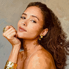 Larissa Leite @lrssleite #1 2025 by Rod Lovell - Portrait Painting in Procreate. Traditional illustration, Digital Illustration, Drawing, Arts, Crafts, Graphic Design, Fine Arts, Digital Drawing, Pencil Drawing, Portrait Drawing, Artistic Drawing, Realistic Drawing, Figure Drawing, Colored Pencil Drawing, Painting, Digital Painting, Watercolor Painting, Acr, lic Painting, Gouache Painting, Oil Painting, Decorative Painting, and Matte Painting project by Rod Lovell - 01.02.2025