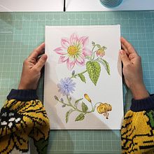 Composição botânica. Botanical Illustration, Drawing, Traditional illustration, Painting, and Watercolor Painting project by estudio_tandarahoffmann - 01.03.2025