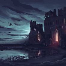 Dark Castle. Digital Drawing, Digital Illustration, and Digital Painting project by s_gaeva - 01.03.2025