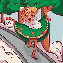 "Jolly Grandpa" . Design de caractere, Creativitate, Desen, Ilustrație digitală și Storytelling de Danijela Gundic - 01.04.2025