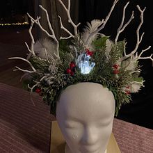 Headpiece Yule Queen. Design, and Fashion Design project by carri07 - 01.04.2025