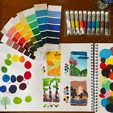 Sketchbook Pictórico By Deborah Levrier. Sketching, Drawing, Traditional illustration, Architectural Illustration, Sketchbook, and Gouache Painting project by Déborah Levrier - 01.04.2025