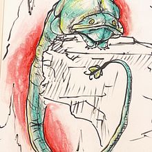 Creature Sketching Project . Esboçado, Criatividade, Desenho, Ilustração tradicional, e Sketchbook projeto de tiana_l_grout - 05.01.2025