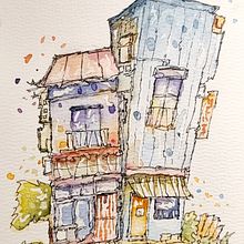 My final project . Projekt z dziedziny  R, sunek architektoniczn,  R, sunek,  R, sunek atramentem, Sketchbook i Sketching użytkownika hellobeyzie - 05.01.2025