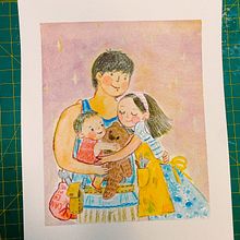  Playful Illustration with Watercolor & Colored Pencils. Colored Pencil Drawing, Traditional illustration, Painting, Portrait Drawing, and Watercolor Painting project by June (Thao) Nguyen - 01.05.2025