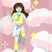 Mi proyecto del curso: Creación de personajes manga urbanos . Character Design, Digital Drawing, Digital Illustration, Traditional illustration, and Manga project by Karol Pataquiva - 02.21.2025