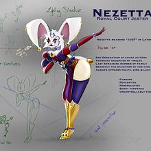 Nezetta the Royal Court Jester. Character Design, Concept Art, Digital Drawing, Digital Illustration, Digital Painting, and Traditional illustration project by Jerlyn Salazar - 01.06.2025