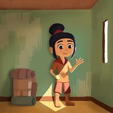 My project: Lighting with my character. Un projet de Illustration traditionnelle, Illustration numérique , et Peinture numérique de Kelly Liang - 06.01.2025