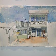 Landscape watercolor . Watercolor Painting, Fine Arts, and Architectural Illustration project by Wafa Saeed - 01.06.2025